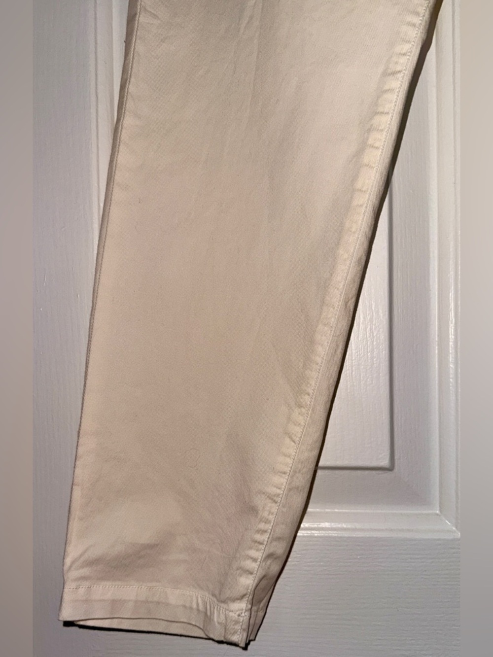 NWT Nili Lotan - Paris Cotton-Blend Twill Trousers - Neutrals Sz 00 /XXS - Picture 7 of 11